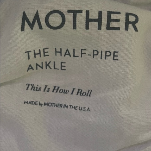 MOTHER - The Half Pipe Cropped Jean in "This is how I roll" - Barrel Jean - Picture 7 of 12